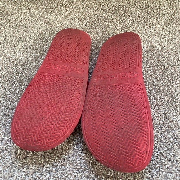 Adidas Red and Black Loafer Slides - Picture 5 of 6